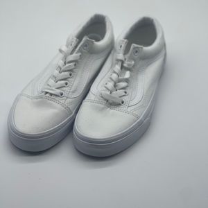 Vans Womens Old Skool 721278 Lace Up Low Top Pink Skate Shoes Size 6.5